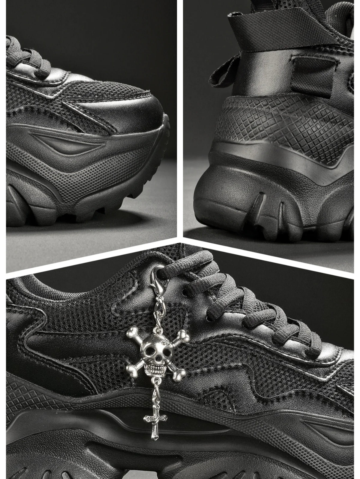Reality Unmasked – Skull Platform Sneakers
