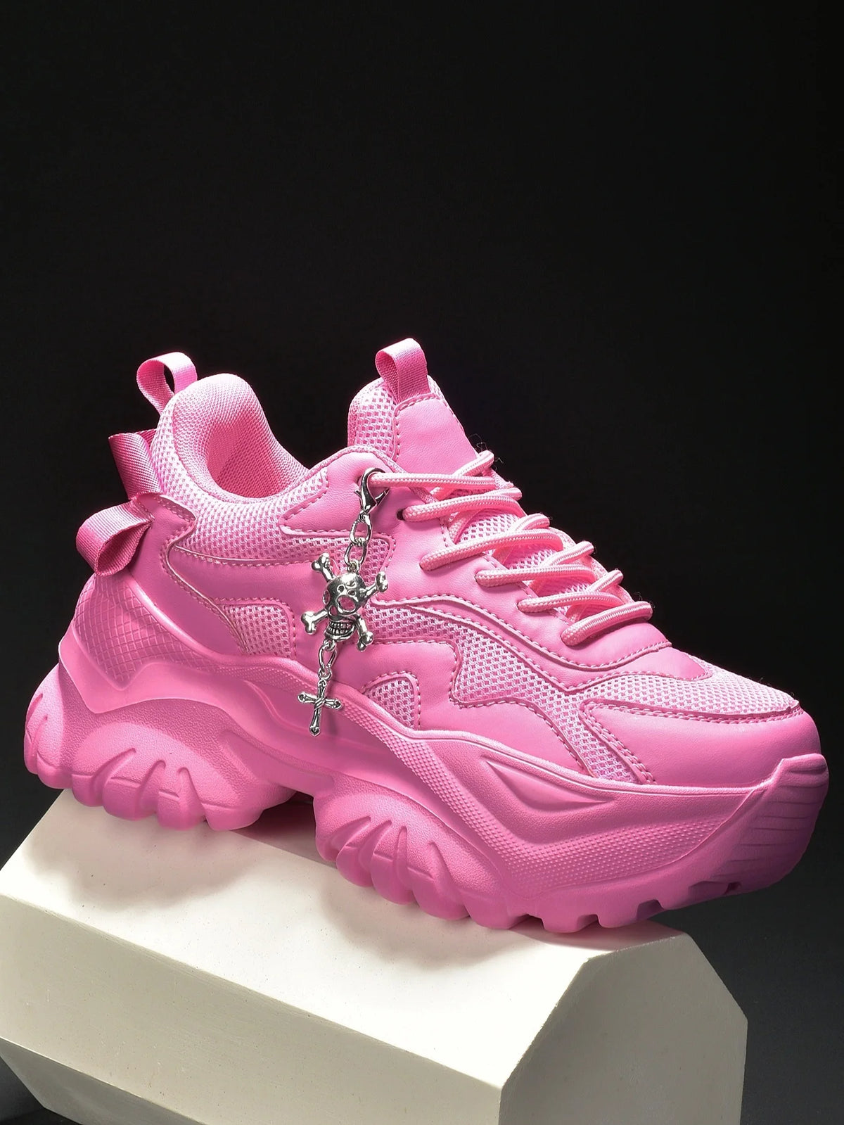 Reality Unmasked – Skull Platform Sneakers