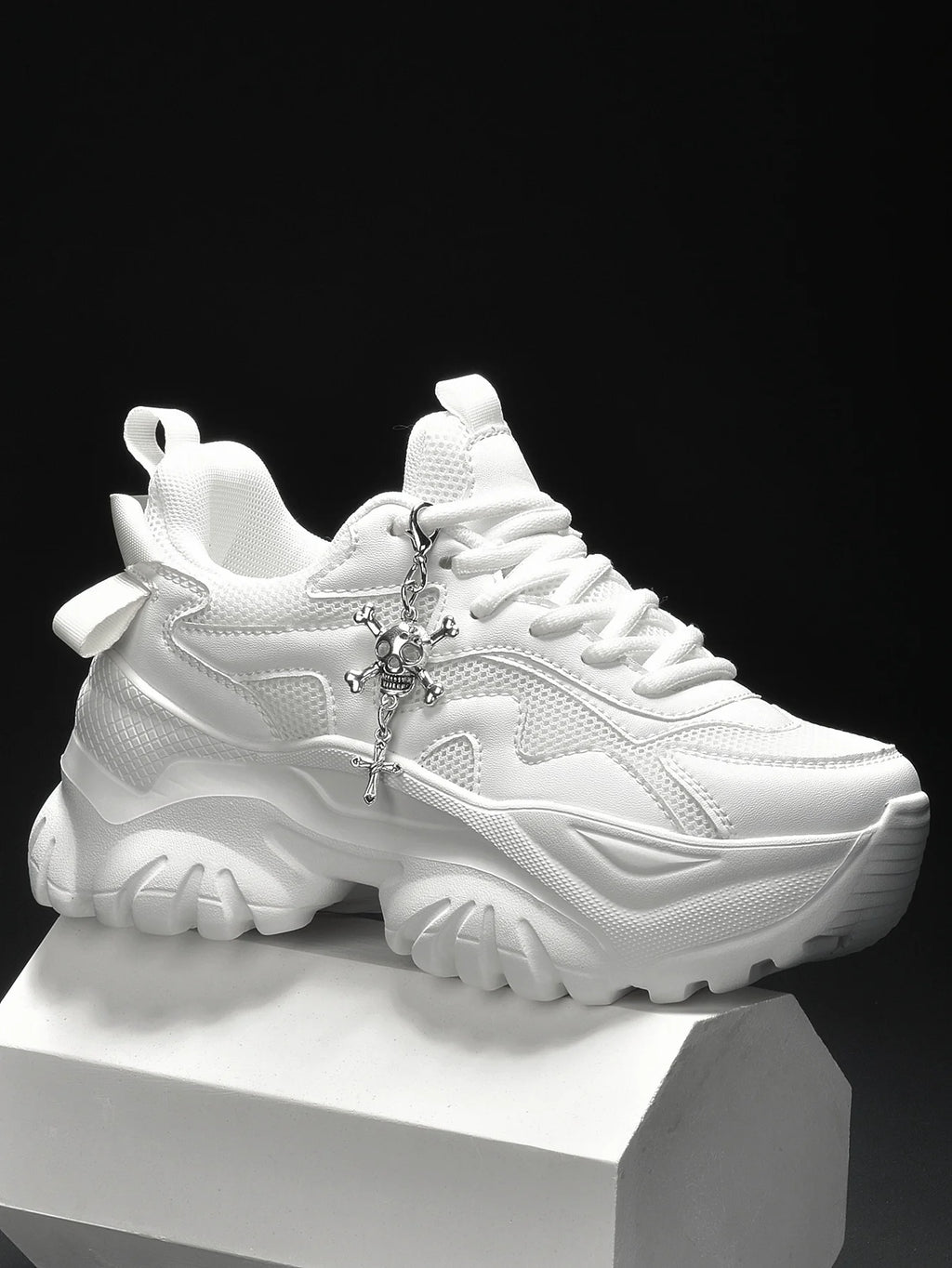 Reality Unmasked – Skull Platform Sneakers